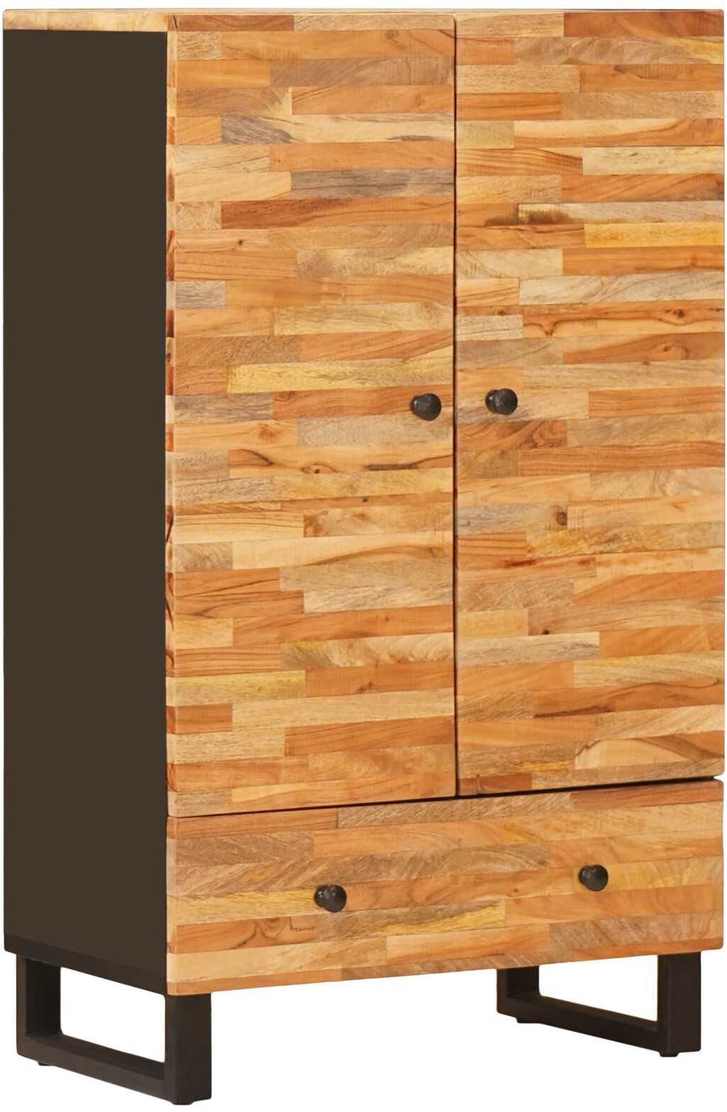 vidaXL Wysoka szafka przechowawcza Gładki