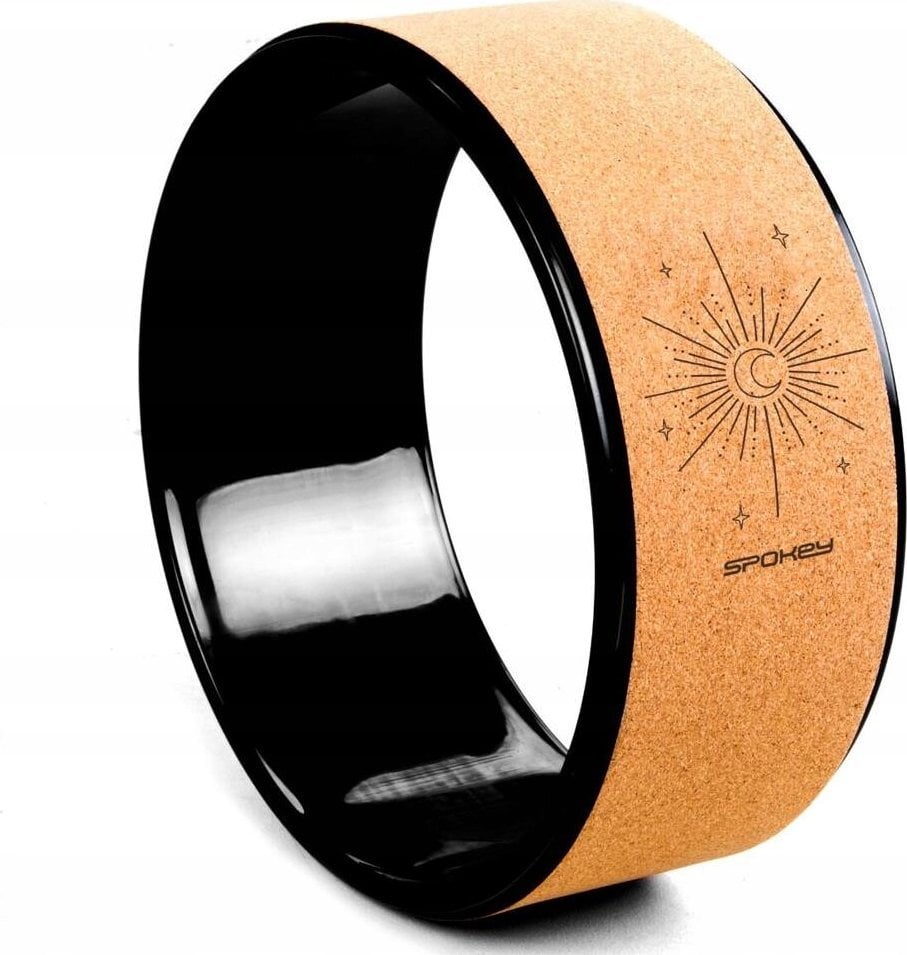 Spokey Koło do jogi korkowe Spokey CZAKRA