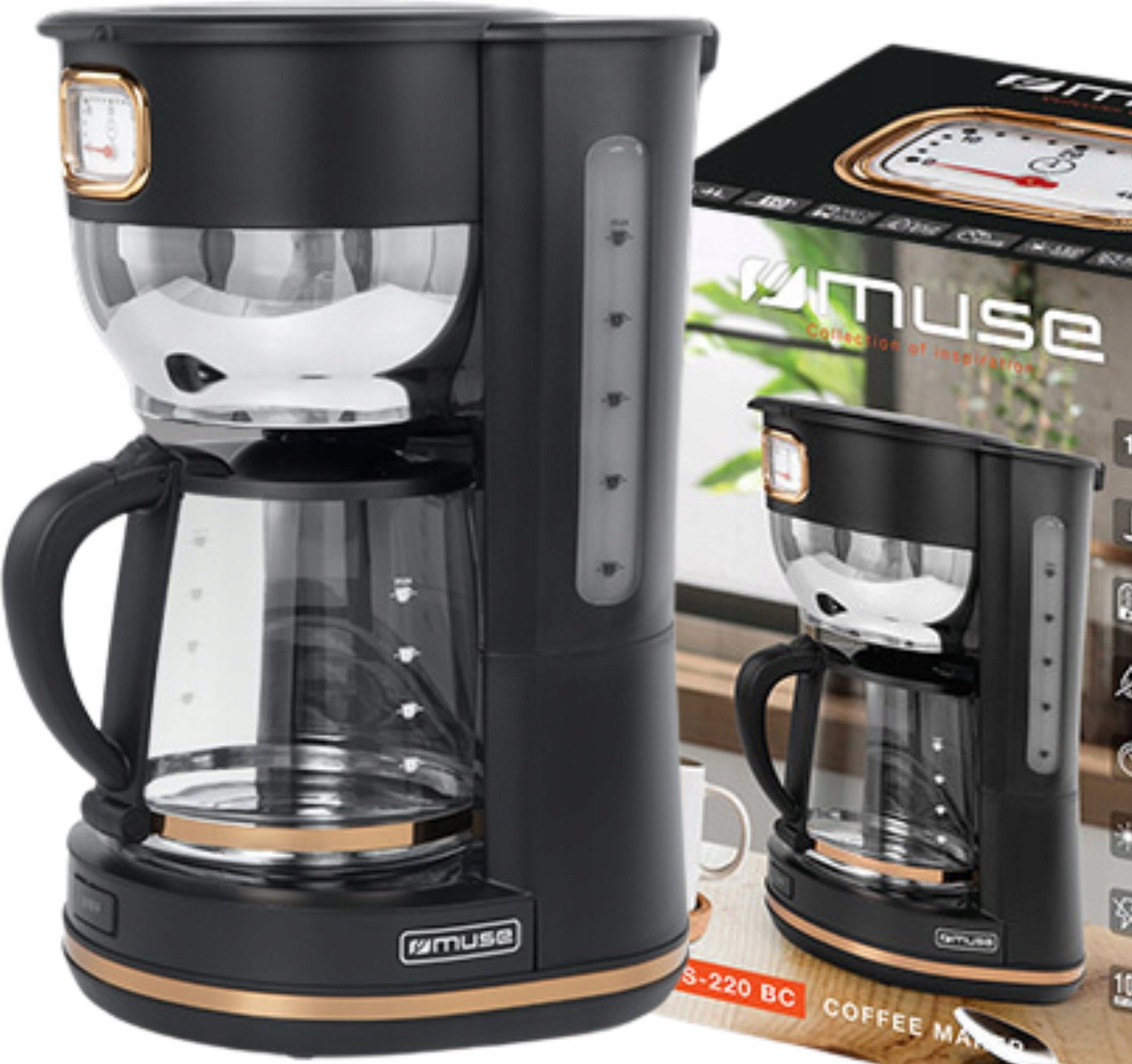 Ekspres przelewowy Muse EKSPRES PRZELEWOWY MUSE MS-220BC 1000W