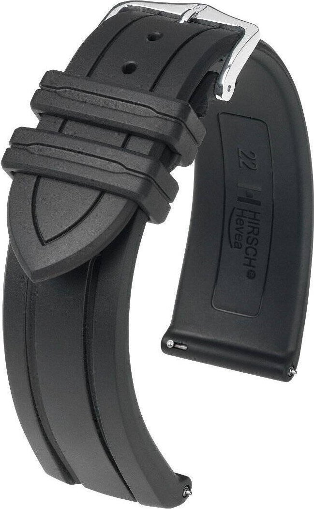 Hirsch Kauczukowy wodoodporny pasek do zegarka 20 mm HIRSCH Havea L 40458850-2-20