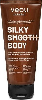 Veoli Botanica VEOLI BOTANICA SILKY SMOOTH BODY WYGŁADZAJĄCO-NAWILŻAJĄCA MASKA-PEELING DO CIAŁA 180ml
