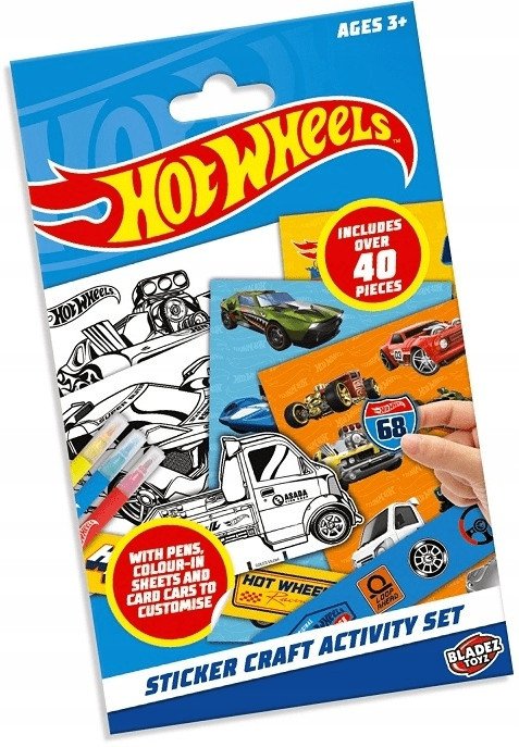 HW BLADEZ zestaw kreatywny z naklejkami HW85751