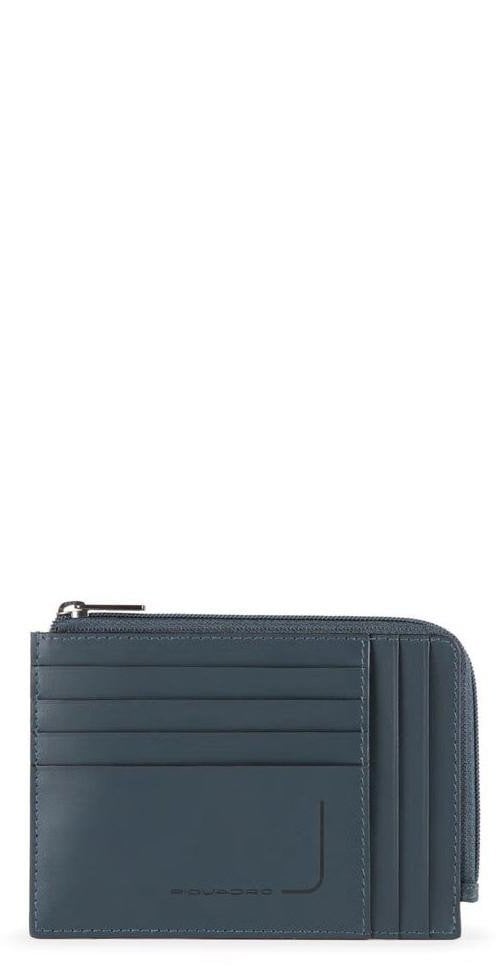 Piquadro Piquadro, Piquadro, Leather, Wallet, Coin Holder, 42023100, Grey, For Men For Men