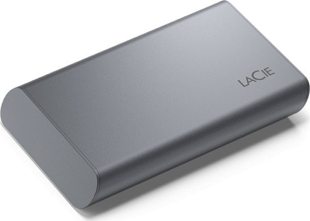 LaCie Mobile SSD Secure Technologia Thunderbolt 500 GB USB Type-C 3.2 Gen 2 (3.1 Gen 2) Szary
