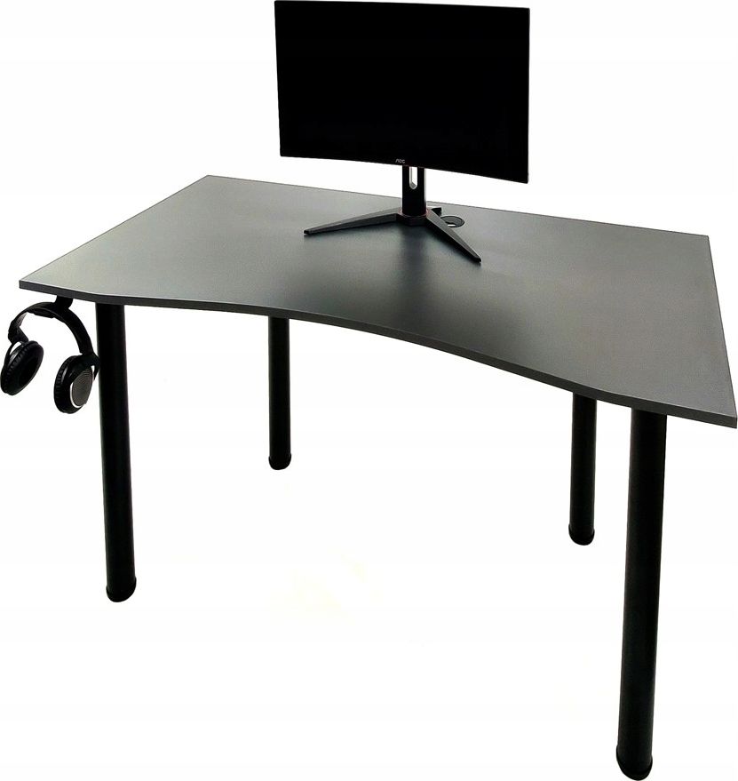 Biurko Zdesk 21312665 Czarne 138 cmx68 cm