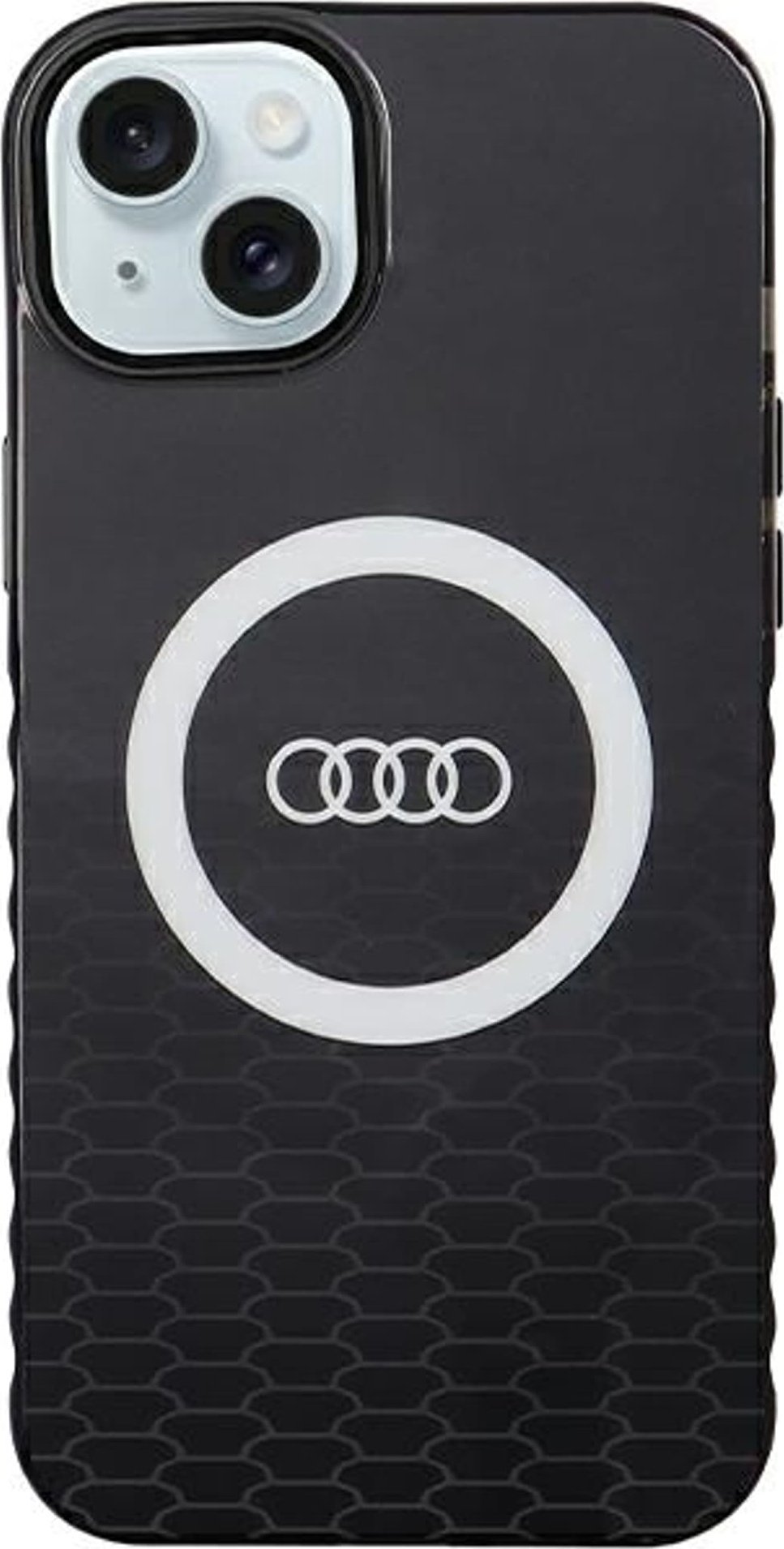 Audi Audi IML Big Logo MagSafe Case iPhone 15 Plus / 14 Plus 6.7" czarny/black hardcase AU-IMLMIP15M-Q5/D2-BK