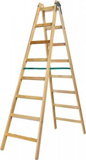 Braket DRABINA DREWNIANA BRAKET PREMIUM 2X8 SZCZEBLI 240CM