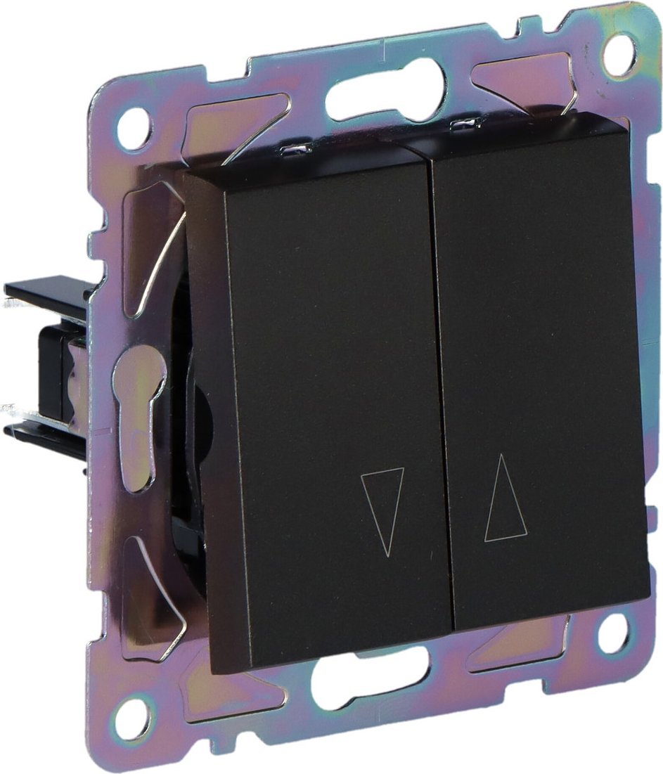 Onnline Włącznik żaluzjowy, czarny, GAMA ONNLINE