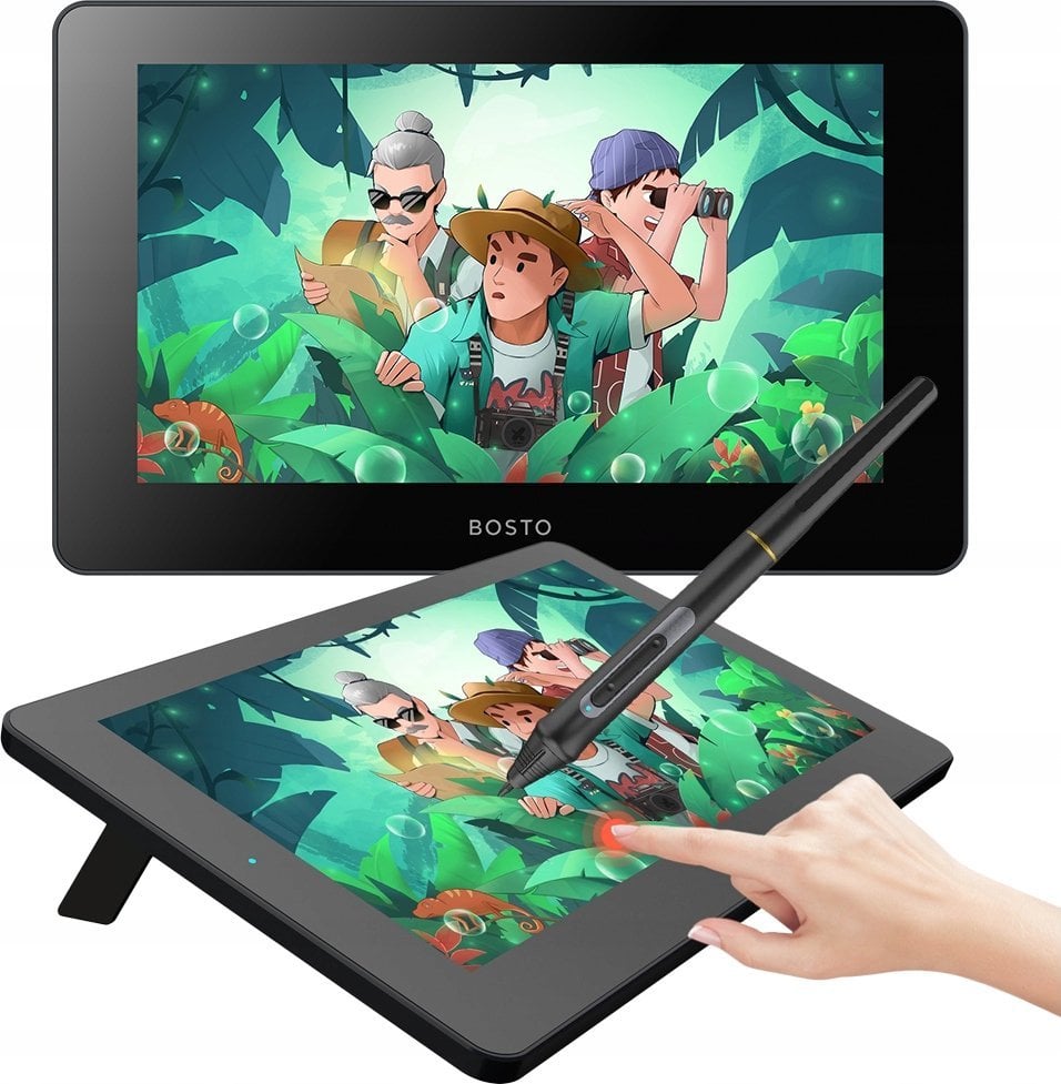 Tablet graficzny Bosto BOSTO Graphic Tablet BT-12HDT (1920x1080)
