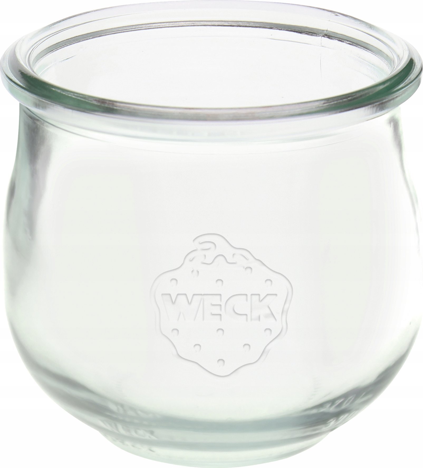 Zestaw Słoików WECK Pojemność 370 ml średnica 80mm 6 sztuk Bez dodatków