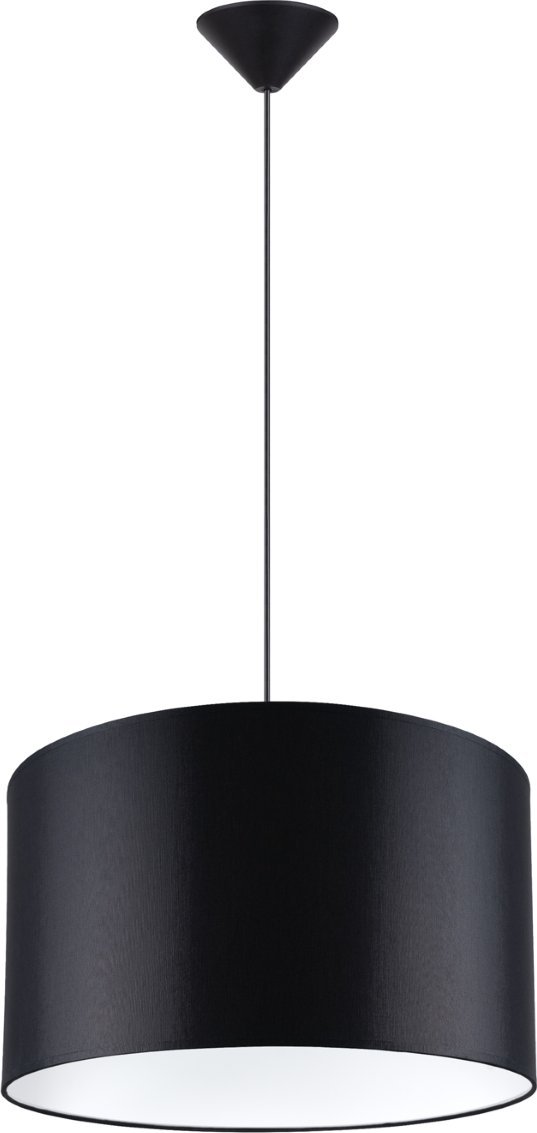 Lampa wisząca Sollux Lighting SOLLUX Lampa wisząca NOVA 40 czarna 1 x E27 SL.1406