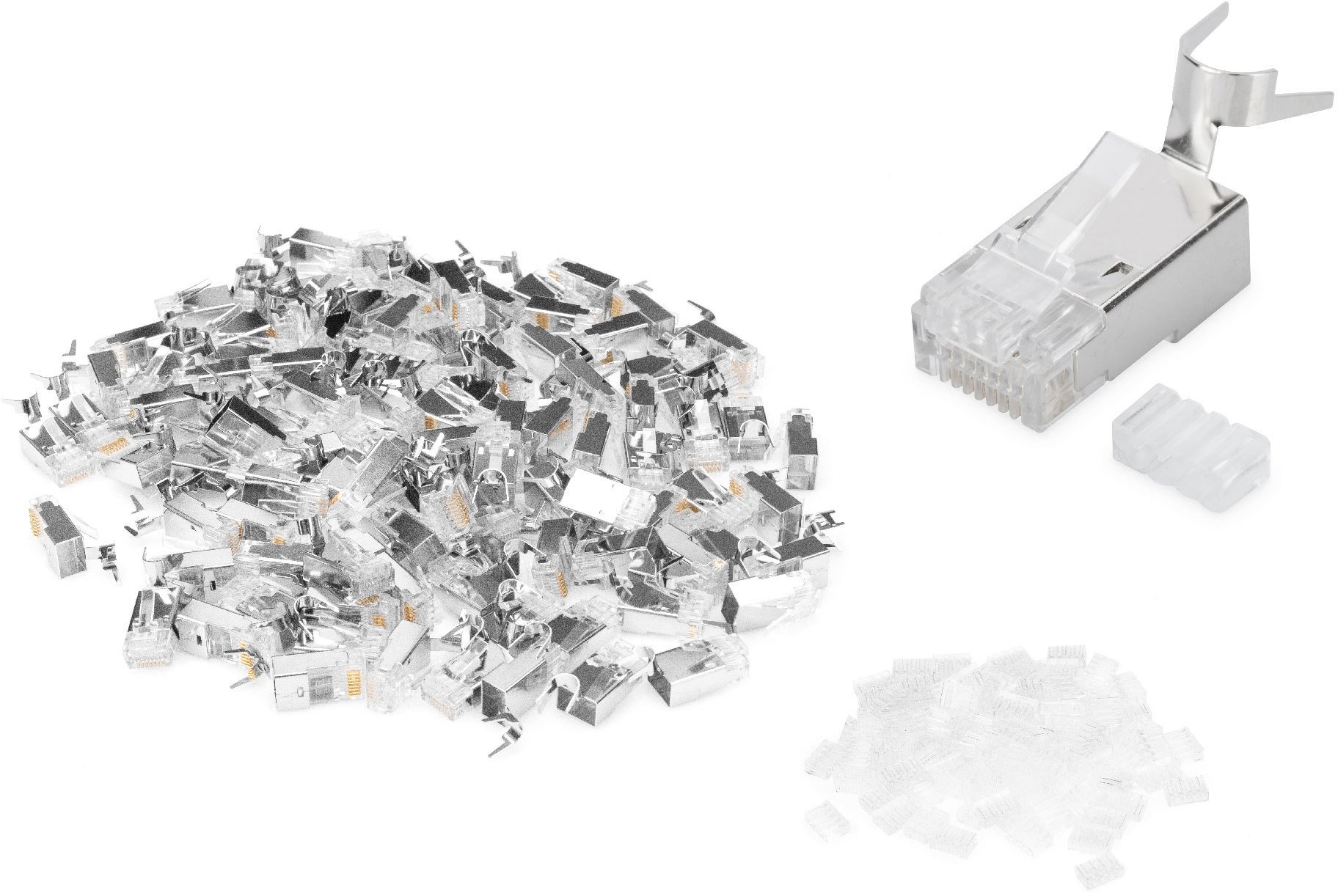 MOD.PLUG F. ROUNDCAB CAT6A 100X