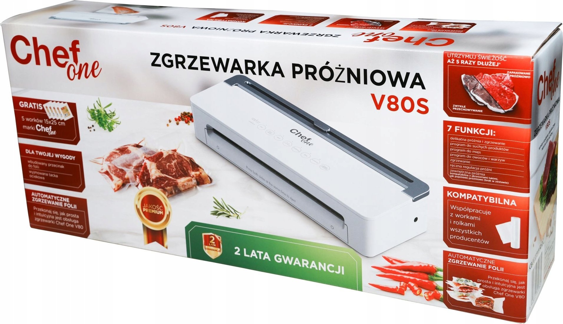 ChefOne zgrzewarka próżniowa V80