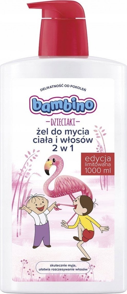 BAMBINO_Dzieciaki żel do mycia ciała i włosów 2w1 1000ml