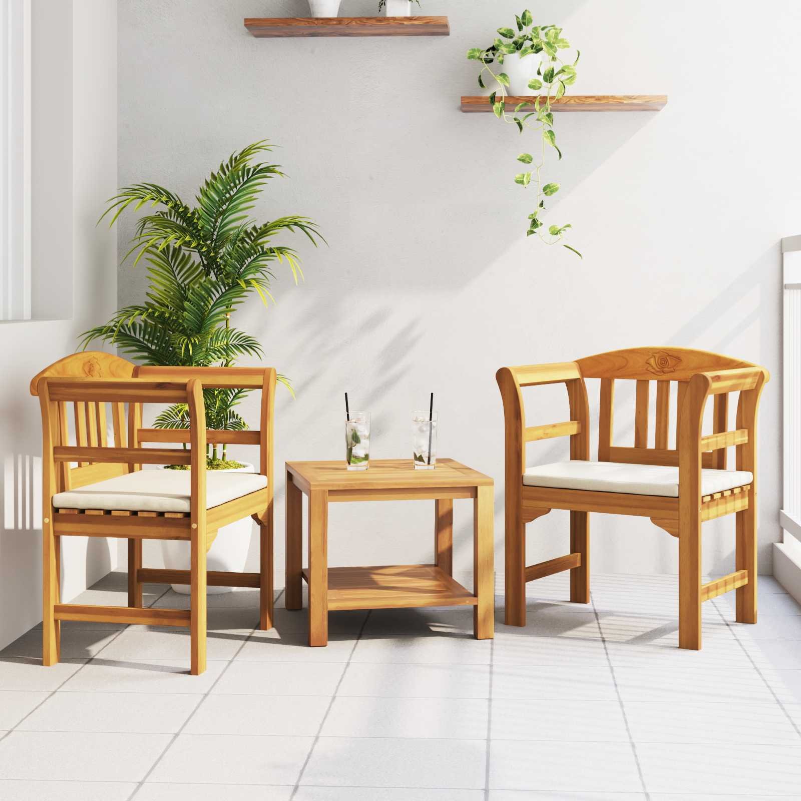 vidaXL ławka Lite Drewno Akacji