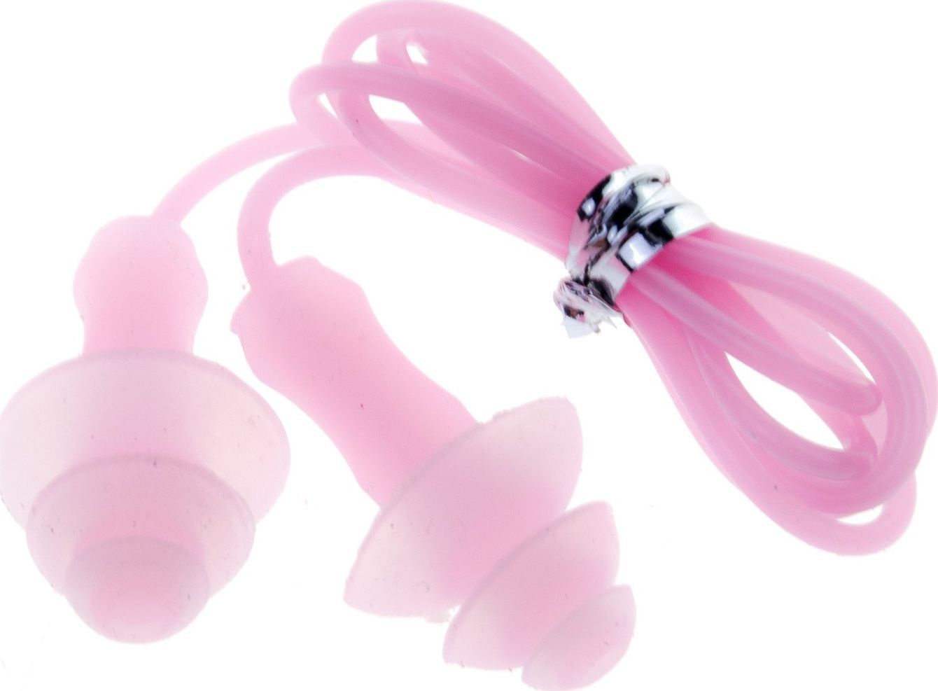 Vivo Zatyczki do uszu+pasek Vivo silikon-PVC B-2006 różowe Uniwersalny