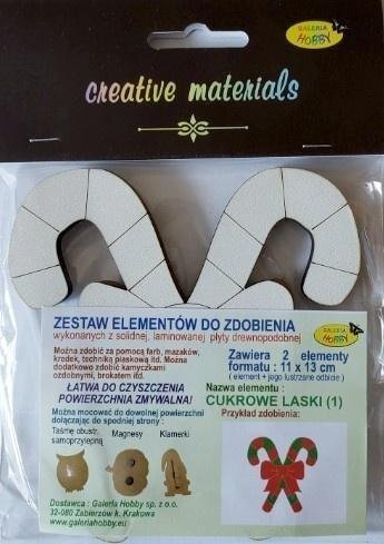 Zestaw elementów do zdobienia Laski BN 11x13cm