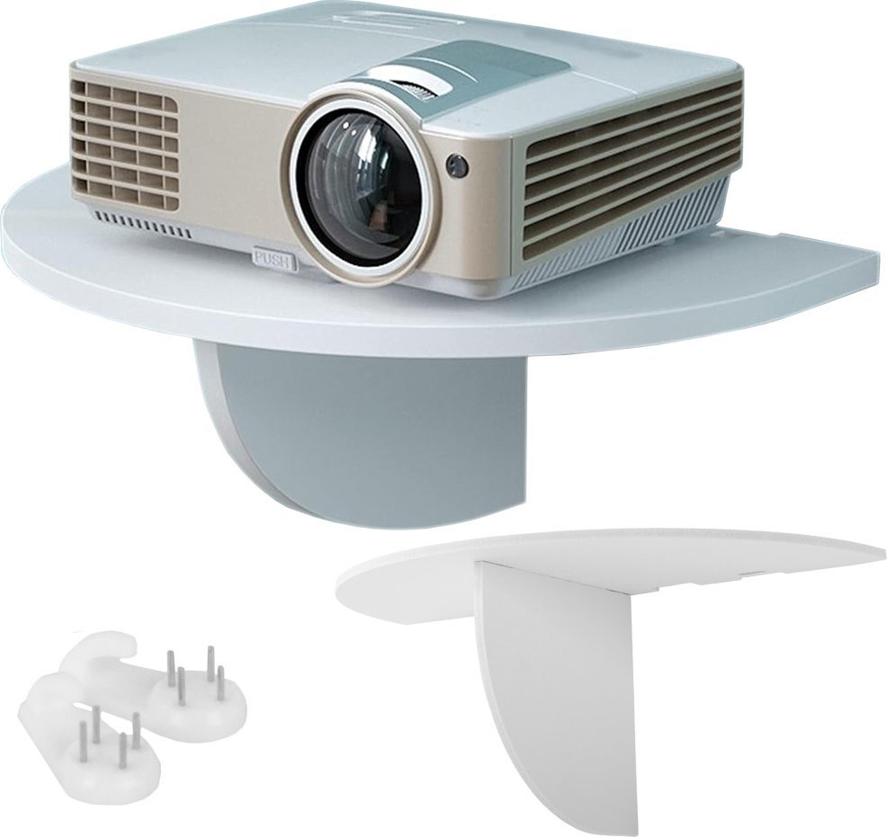 Verk Półka wisząca ścienna na wazon kwiaty telefon do ładowania biały mat Półka wisząca ścienna na wazon kwiaty telefon do ładowania biały mat