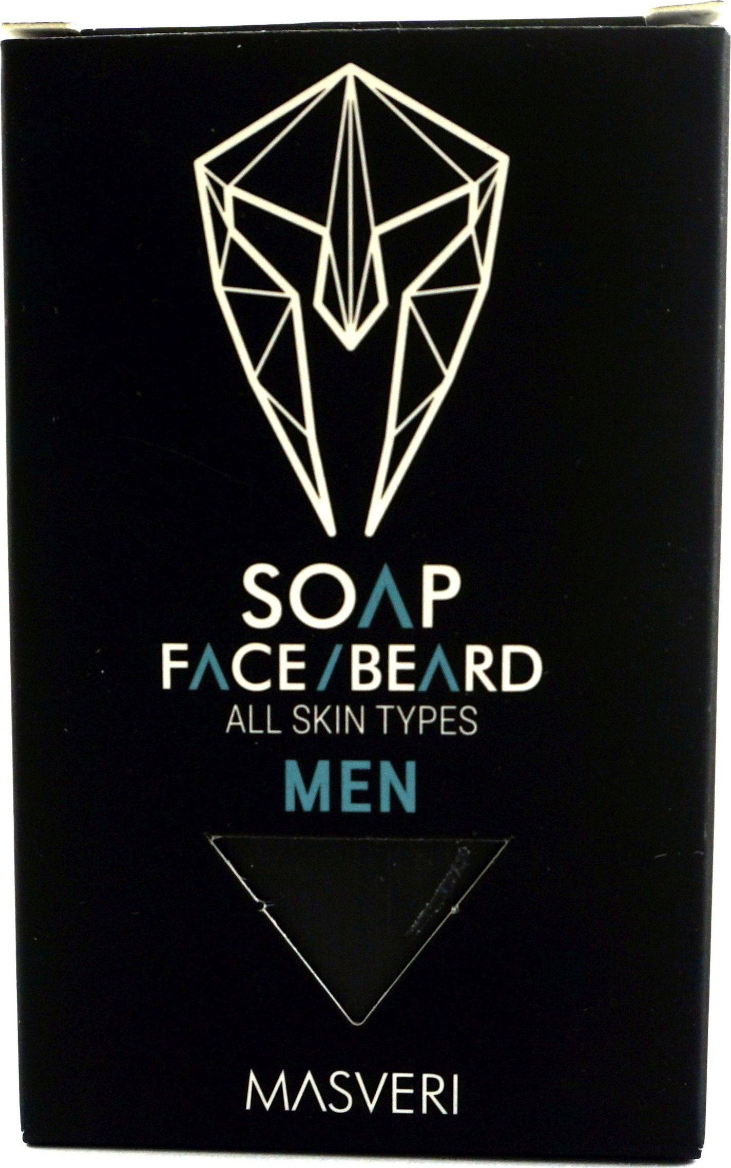 MASVERI Mydło do twarzy i brody dla wszystkich typów skóry - 100g