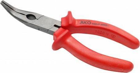Juco Szczypce Wydłużone Wygięte Polerowane 160mm 1000V S4033