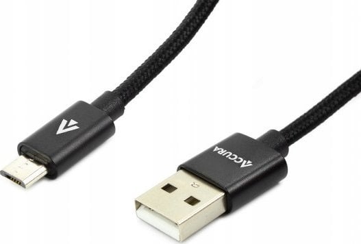 Kabel USB Accura Accura USB 2.0 - micro USB 1.5m czarny