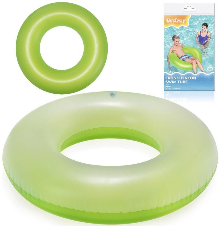 Bestway Duże koło do pływania NEON POMARAŃCZOWE 91cm 36025 EDUKAMP