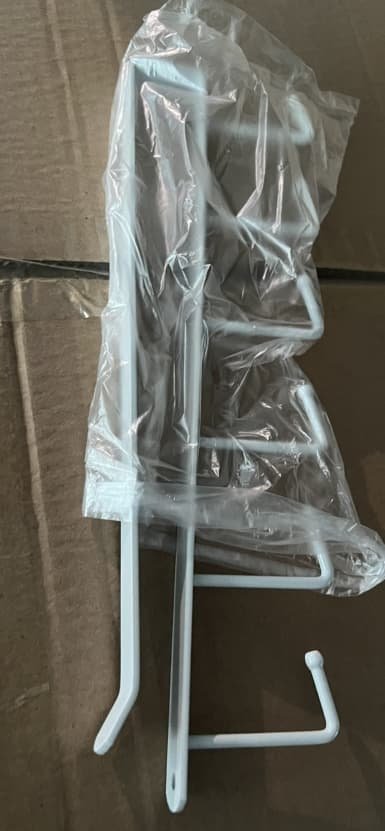 Apte WIESZAK PODSZAFKOWY Kuchenny 6 Haczyków 27,5cm biały AG828