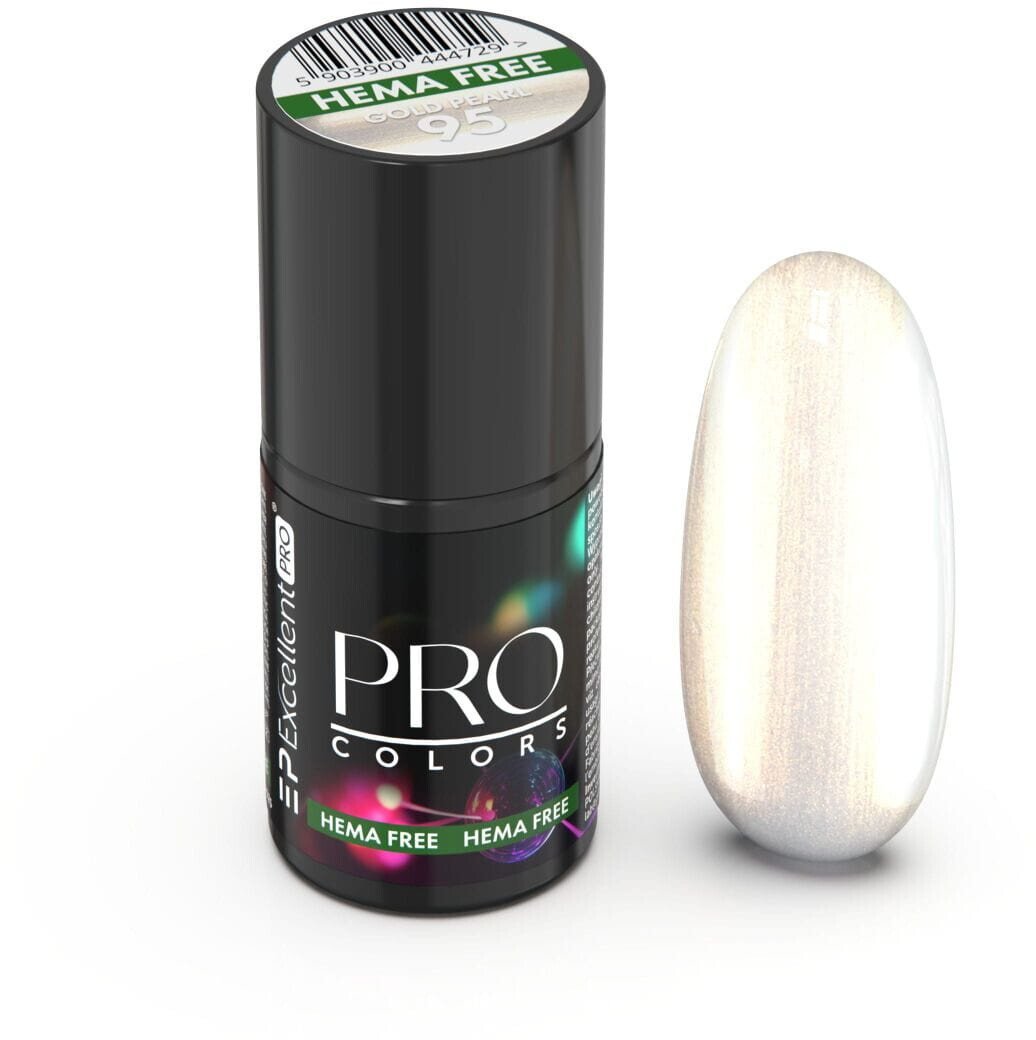 Excellent PRO Pro Colors Hema Free lakier hybrydowy 95 Gold Pearl 7g