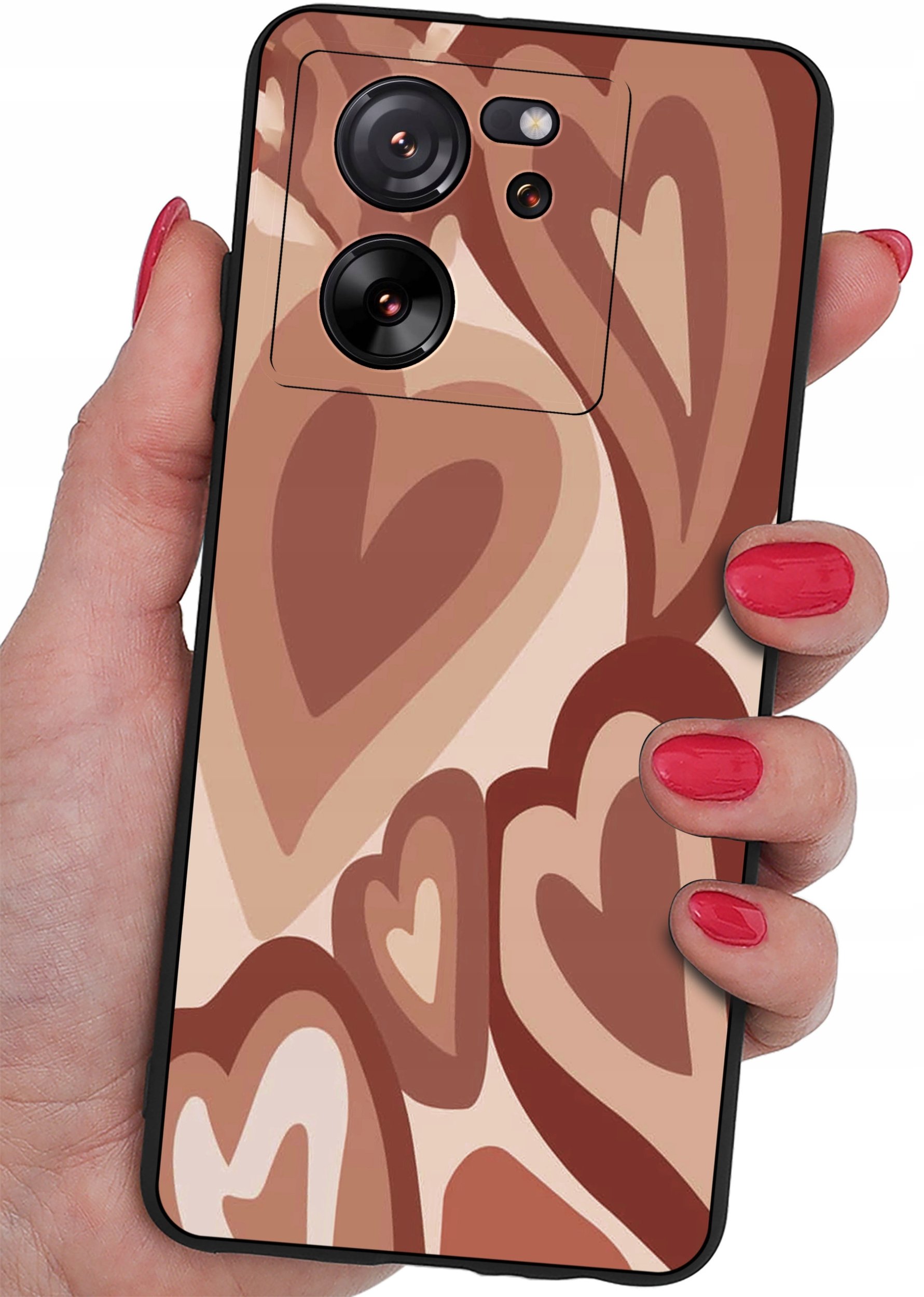 Etui do Xiaomi 13T | 13T Pro CASE WZORY MATT PLECKI + SZKŁO OCHRONNE 9H