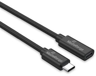 Kabel USB MediaRange USB-C - USB-C 2 m Czarny (MRCS245)