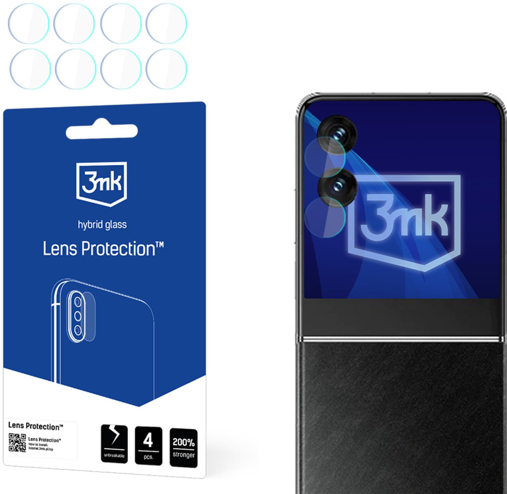 INFINIX ZERO FLIP (FRONT) - 3MK LENS PROTECTION