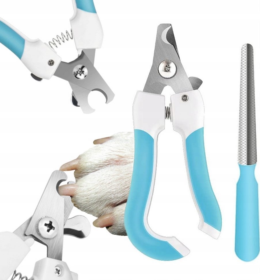 OBCINACZKI DO PAZURÓW PSA KOTA PAZURY CĄŻKI + PILNIK