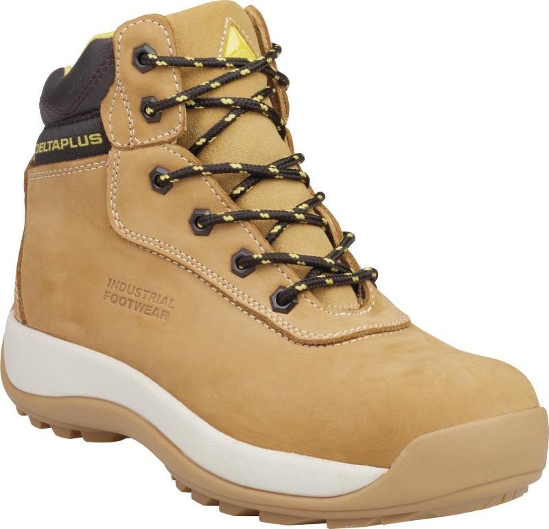 Delta Plus SAGA S3 SRC - nubukowe buty robocze typu trzewik z podnoskiem - brązowy 47