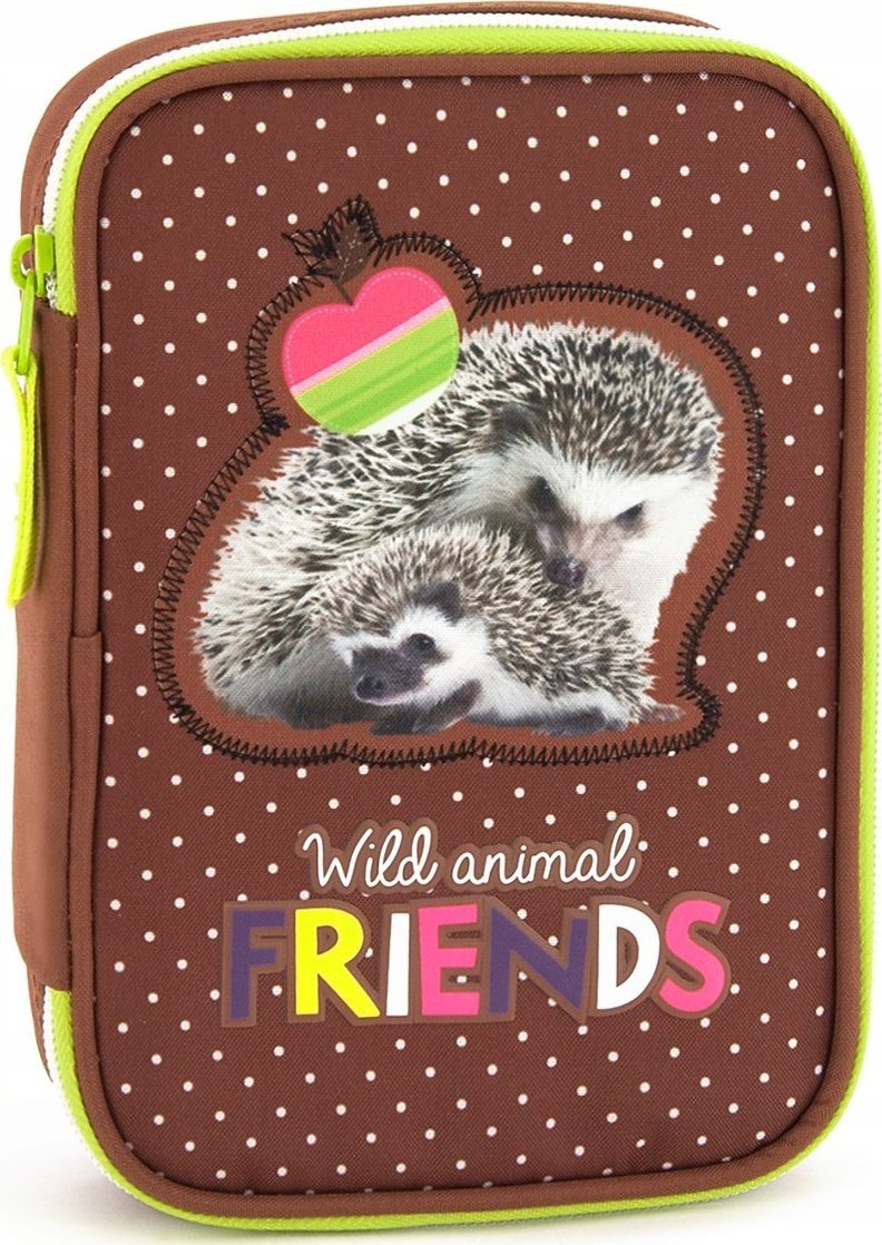 Piórnik Ars Una Hedgehog Jeż jeżyk piórnik 4 ścianki duży 6865