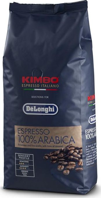 Kawa ziarnista DeLonghi Kimbo Espresso 100% Arabica 1 kg