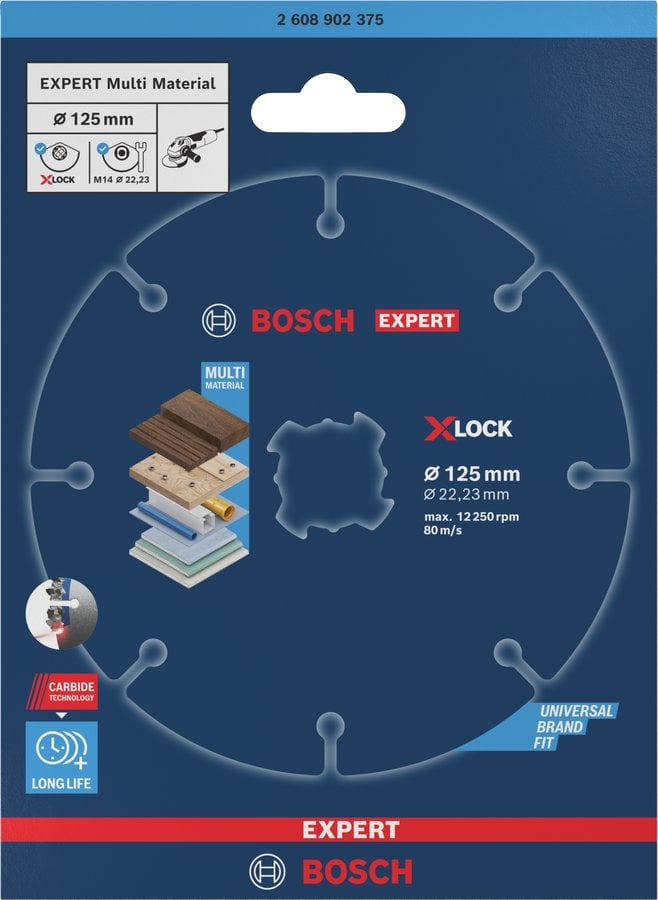 Tarcza tnąca RBE X-LOCK CMW Ø125