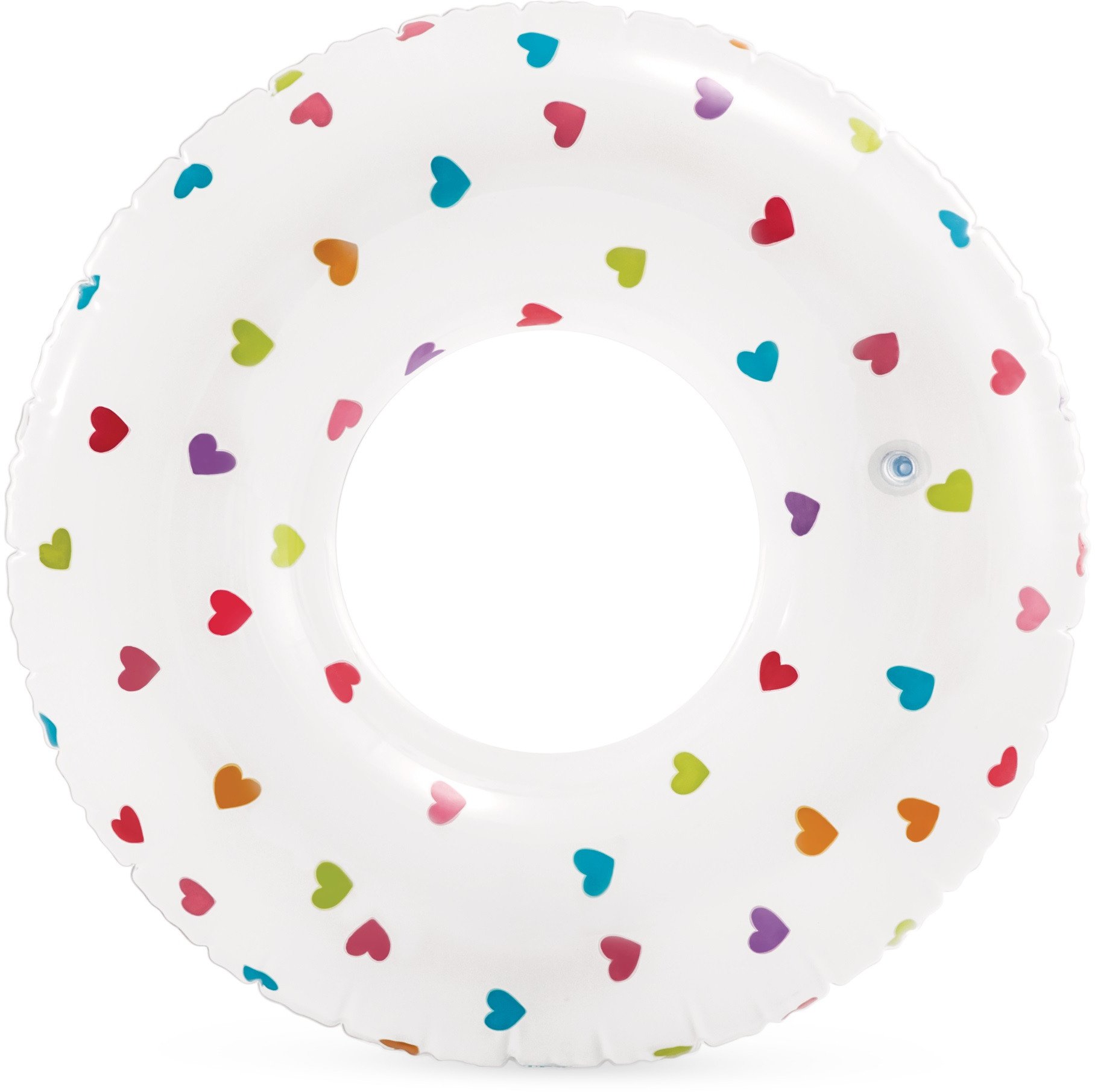 Koło dmuchane do pływania o średnicy 81 cm INTEX 59259 serca