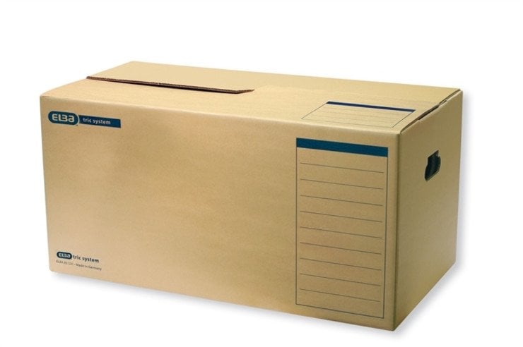 Elba 100421124 pudełko do przechowywania dokumentów Karton Jasny brąz