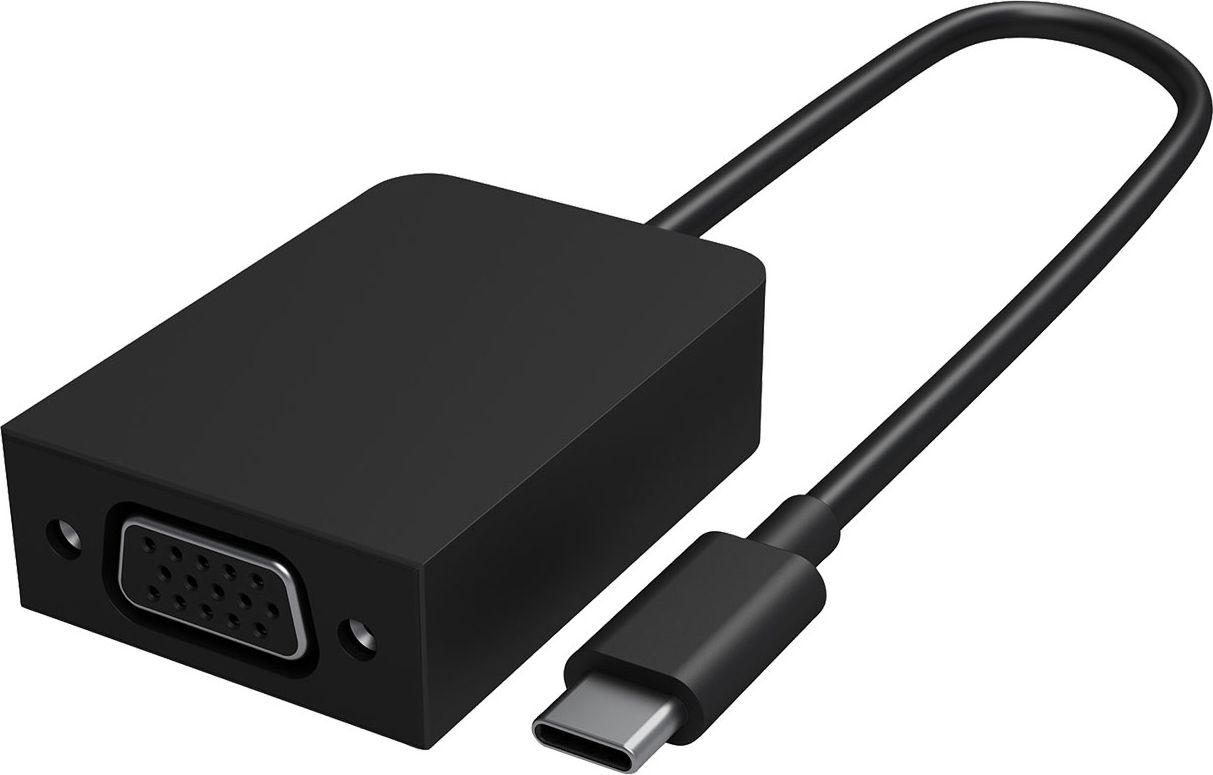 Adapter USB Microsoft USB-C - VGA Czarny (HFR-00003)