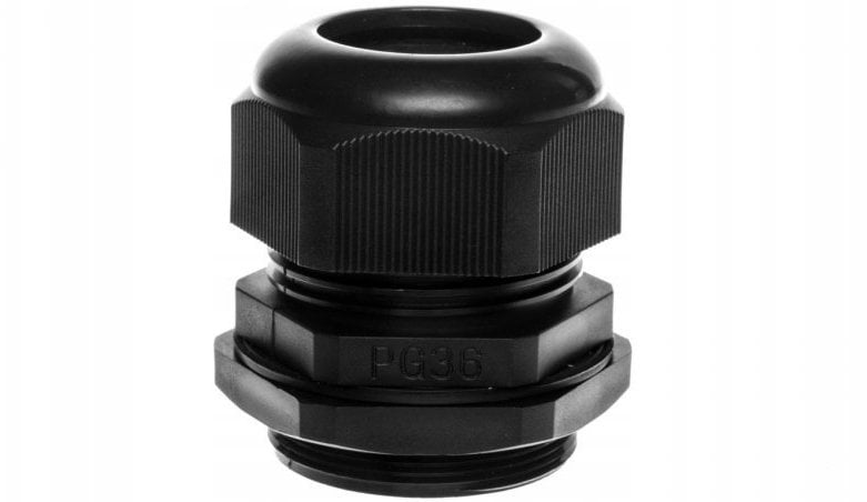 Dławnica kablowa poliamidowa PG36 IP68 DP 36/H BK czarna E03DK-01030300701
