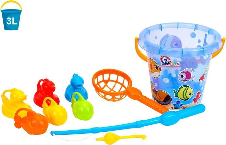 Technok Łowienie rybek wędka wiaderko TechnoK 7624 p17