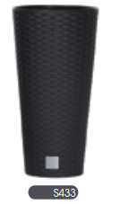 Prosperplast Doniczka RATO TUBUS 300mm antracyt - DRTUS300-S433