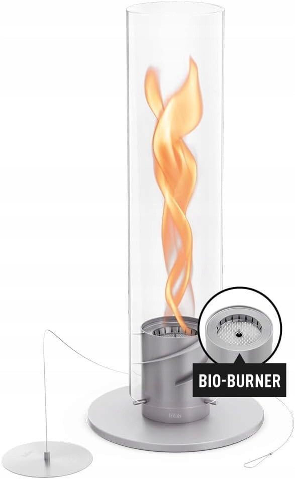 HOFATS SPIN 1200 stalo židinys su bio-degikliu, pilka