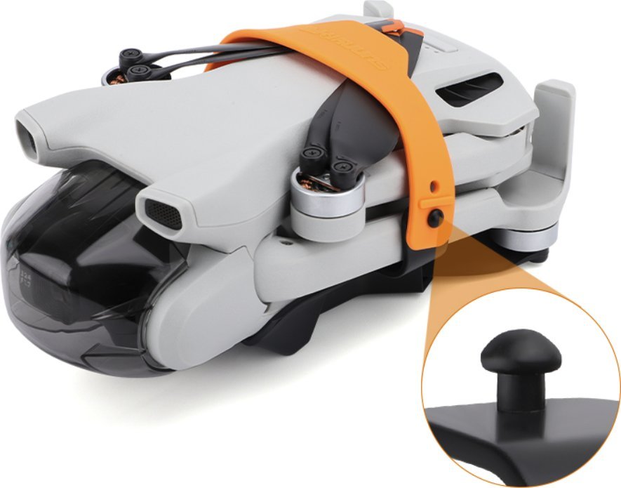 SunnyLife ZABEZPIECZENIE STABILIZATOR BLOKADA ŚMIGIEŁ DO DJI MINI 3 - POMARAŃCZOWE
