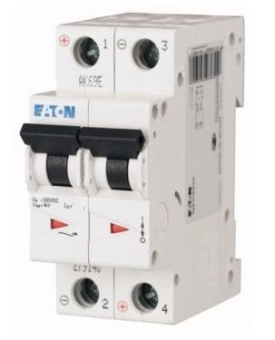 Eaton Wyłącznik nadprądowy FAZ-C16/2-DC 2P C 16A 10kA 279140