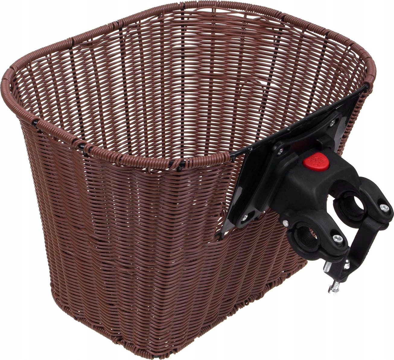 Kosz Verso SH-Z002 na kierownicę mocowanie click pleciony brązowy 350x250x260 Uniwersalny