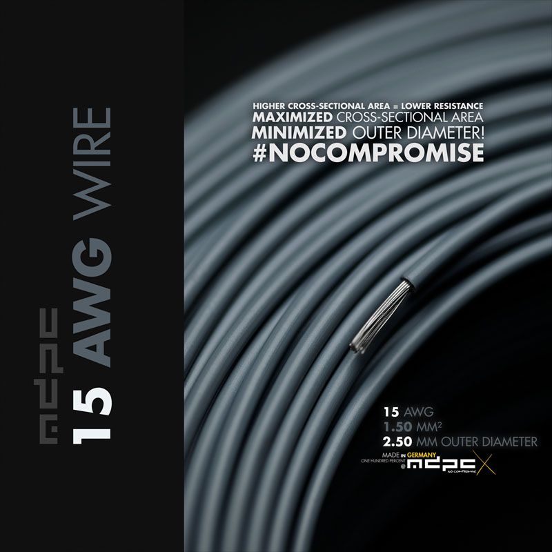MDPC-X 15-AWG 1m (WI-15AWG-GY)