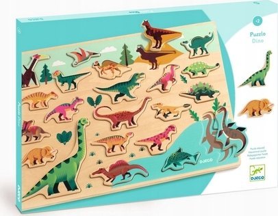 Djeco Medinė dėlionė - Dinozaurai