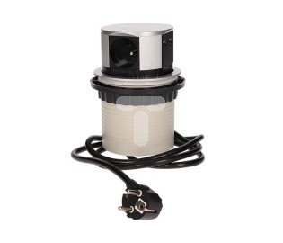 Orno Gniazdo meblowe wysuwane z blatu 4x230V + 2xUSB 1,5m