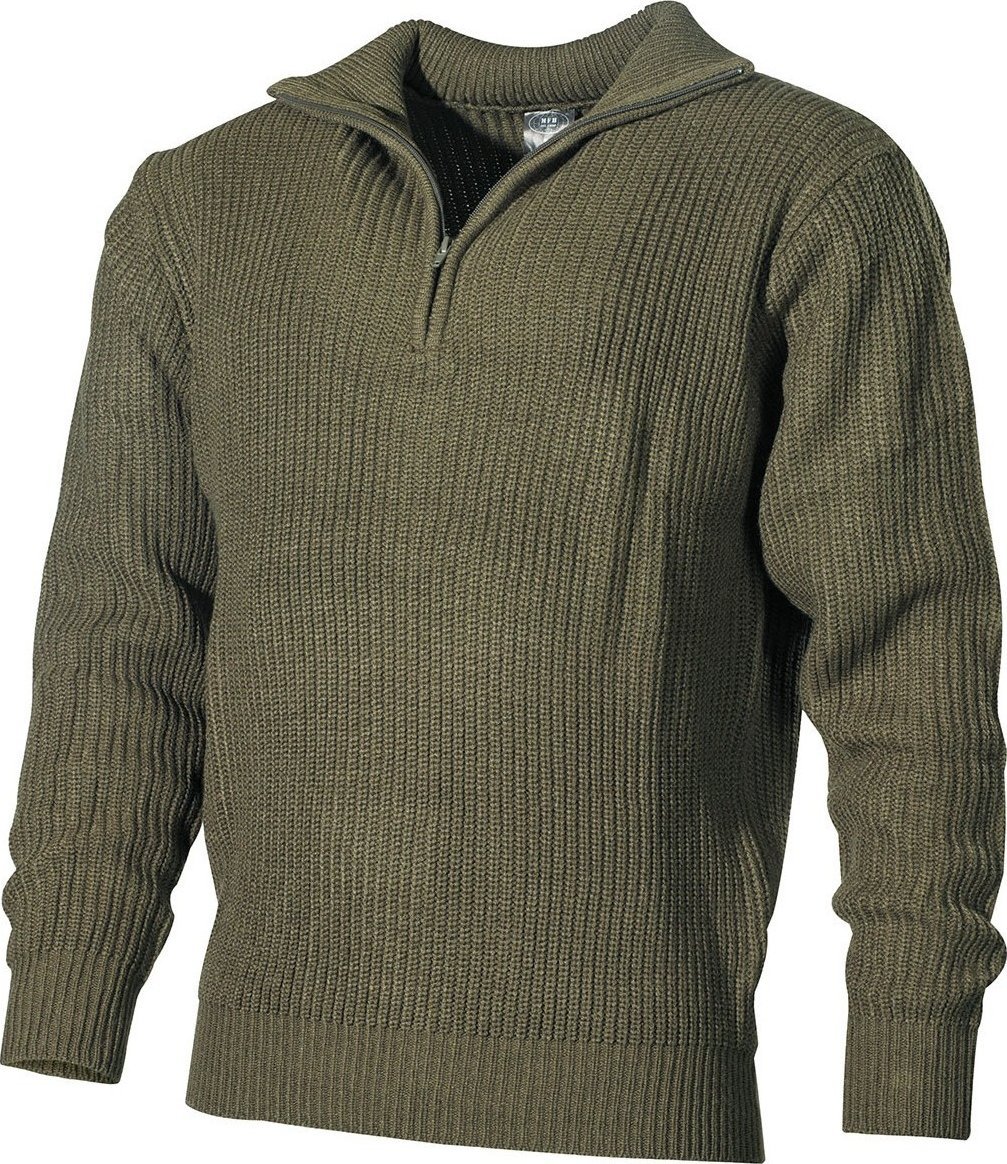 MFH Sweter "Troyer" oliwkowy M